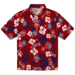 Washington Nationals Hawaiian Shirt – Hibiscus Flower Design
