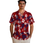 Washington Nationals Hawaiian Shirt – Hibiscus Flower Design