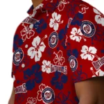 Washington Nationals Hawaiian Shirt – Hibiscus Flower Design