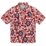 Washington Nationals Hawaiian Shirt – Hibiscus Motif