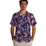 Washington Nationals Hawaiian Shirt – Hibiscus Overlay