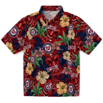 washington nationals tiki jungle red hawaiian shirts best selling