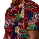 Washington Nationals Hawaiian Shirt – Hibiscus Tiki Jungle