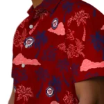 Washington Nationals Hawaiian Shirt – Palm And Clouds