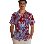 Washington Nationals Hawaiian Shirt – Palm Leaves