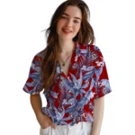 Washington Nationals Hawaiian Shirt – Palm Leaves