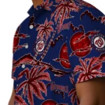 Washington Nationals Hawaiian Shirt – Palm Sunset