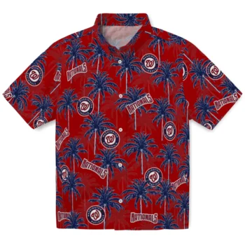 washington nationals palm grove red hawaiian shirts best selling