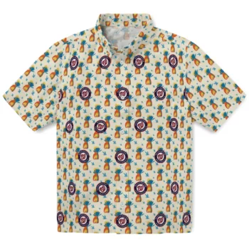 washington nationals pineapple delight beige hawaiian shirts best selling