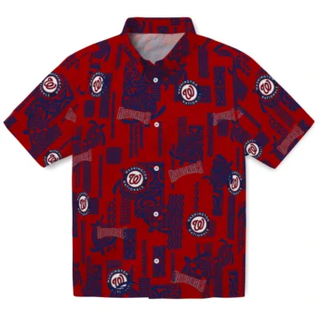 washington nationals turtle lines red hawaiian shirts best selling