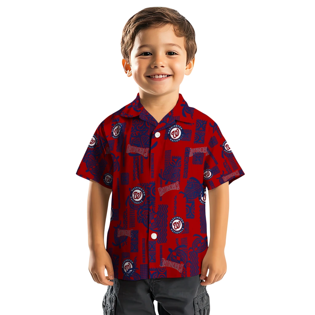 Washington Nationals Hawaiian Shirt - Turtle Lines washington nationals turtle lines red hawaiian shirts top rated