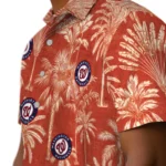 Washington Nationals Hawaiian Shirt – Vintage Palm Tree