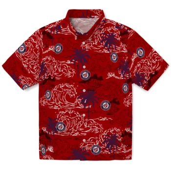 washington nationals wave palm red hawaiian shirts best selling