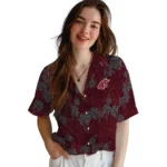 Washington State Cougars Hawaiian Shirt – 50th State Flower