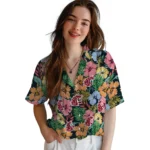 Washington State Cougars Hawaiian Shirt – Brilliant Hibiscus Garden