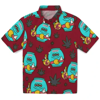 washington state cougars bong smile crimson hawaiian shirts best selling