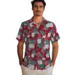 Washington State Cougars Hawaiian Shirt – Flamingo and Hibiscus