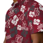 Washington State Cougars Hawaiian Shirt – Hibiscus Flower Design