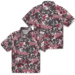 Washington State Cougars Hawaiian Shirt – Hibiscus Overlay