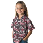 Washington State Cougars Hawaiian Shirt – Hibiscus Overlay