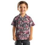 Washington State Cougars Hawaiian Shirt – Hibiscus Overlay
