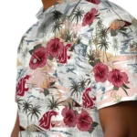 Washington State Cougars Hawaiian Shirt – Hibiscus Seaside