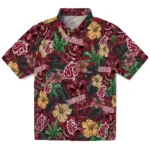 Washington State Cougars Hawaiian Shirt – Hibiscus Tiki Jungle