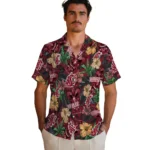 Washington State Cougars Hawaiian Shirt – Hibiscus Tiki Jungle