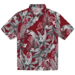 Washington State Cougars Hawaiian Shirt – Palm Leaves