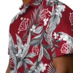Washington State Cougars Hawaiian Shirt – Palm Leaves