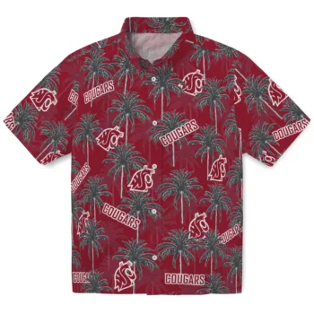 washington state cougars palm grove crimson hawaiian shirts best selling
