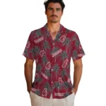 Washington State Cougars Hawaiian Shirt – Palm Tree Motif