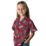 Washington State Cougars Hawaiian Shirt – Palm Tree Motif
