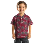 Washington State Cougars Hawaiian Shirt – Palm Tree Motif