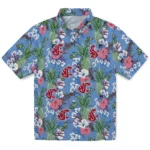 Washington State Cougars Hawaiian Shirt – Pineapple Bouquet