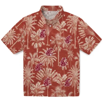 washington state cougars palm shadows crimson hawaiian shirts best selling