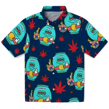 washington wizards bong smile blue hawaiian shirts best selling