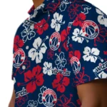 Washington Wizards Hawaiian Shirt – Hibiscus Flower Design