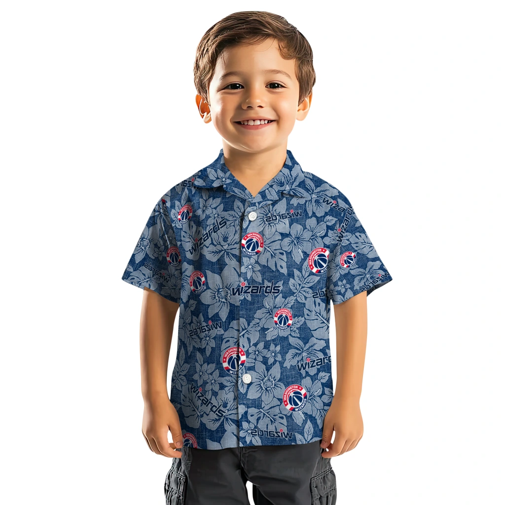 Washington Wizards Hawaiian Shirt - Hibiscus Oasis washington wizards hibiscus oasis blue hawaiian shirts top rated