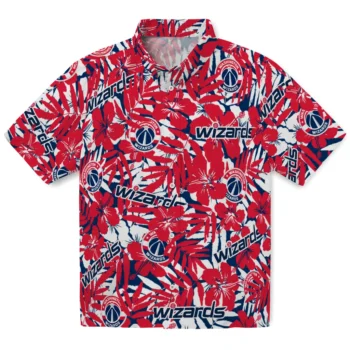 washington wizards hibiscus overlay hawaiian shirts best selling