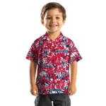 Washington Wizards Hawaiian Shirt – Hibiscus Overlay