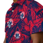 Washington Wizards Hawaiian Shirt – Monstera Layer
