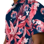 Washington Wizards Hawaiian Shirt – Palm Leaves