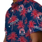 Washington Wizards Hawaiian Shirt – Palm Tree Motif