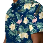 West Virginia Mountaineers Hawaiian Shirt – Flamingo and Hibiscus