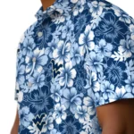 West Virginia Mountaineers Hawaiian Shirt – Hibiscus Blooms