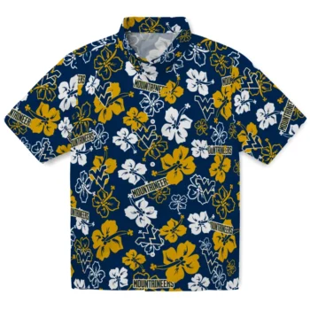 west virginia mountaineers hibiscus bloom blue hawaiian shirts best selling