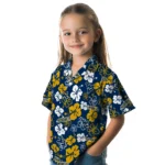 West Virginia Mountaineers Hawaiian Shirt – Hibiscus Flower Design