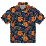 West Virginia Mountaineers Hawaiian Shirt – Hibiscus Foliage