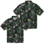 West Virginia Mountaineers Hawaiian Shirt – Hibiscus Leaves Pattern